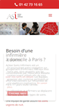 Mobile Screenshot of infirmiere-paris.fr